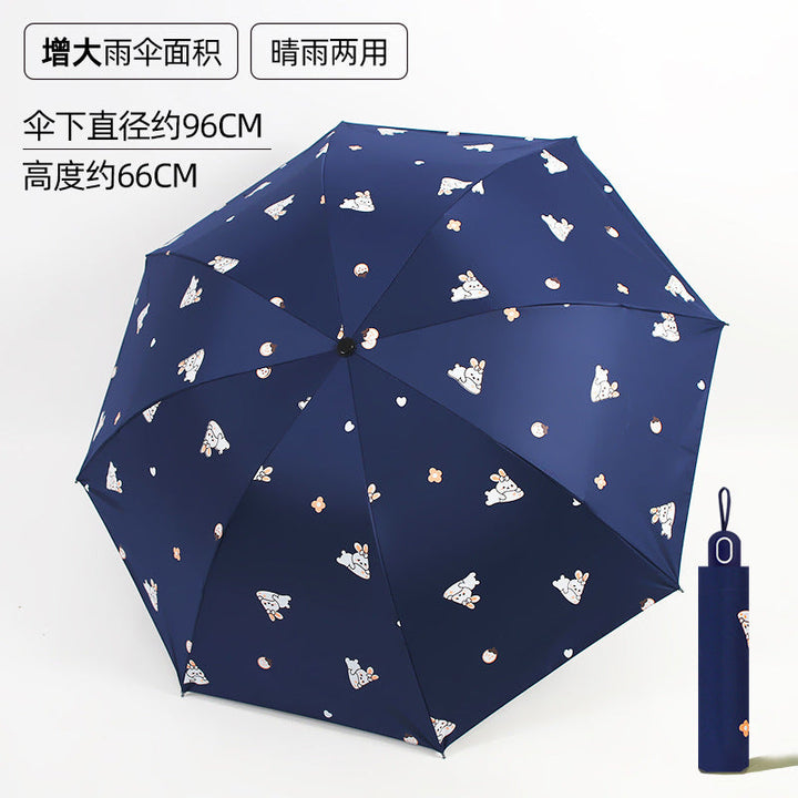 Women's Folding Umbrella with Animal Pattern Kalsten