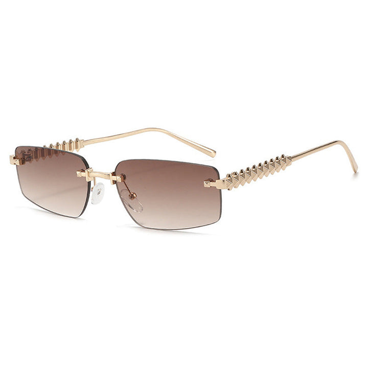 Women's square sunglasses with filigree frame and luxurious accents Kalsten