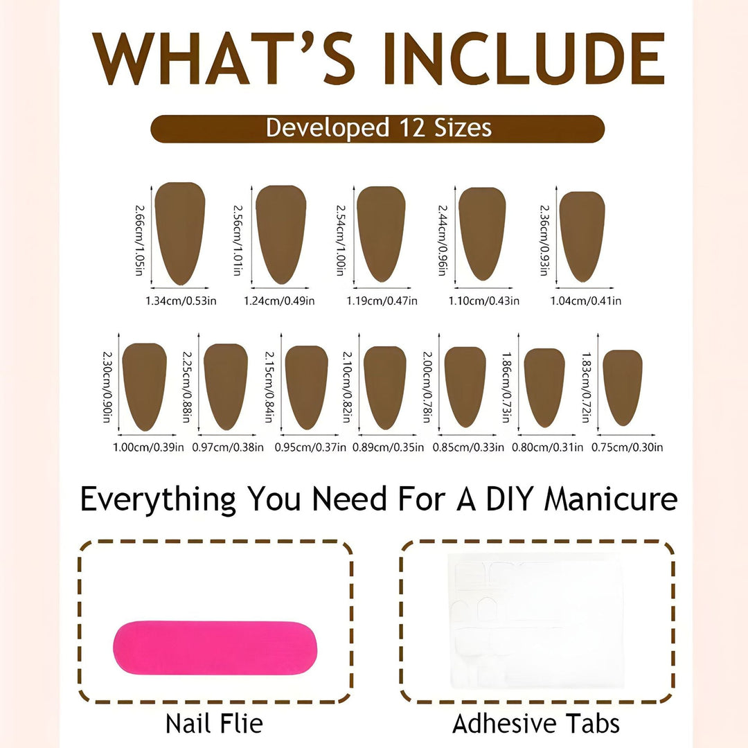 Premium DIY Manicure Press-On Nail Kit Kalsten