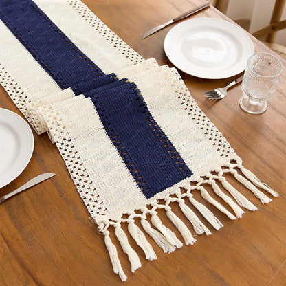 Elegant Knitted Table Runner