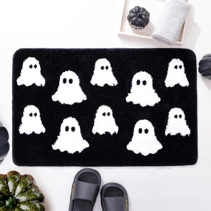 Cute Ghost-Shaped Bath Mat Acalora