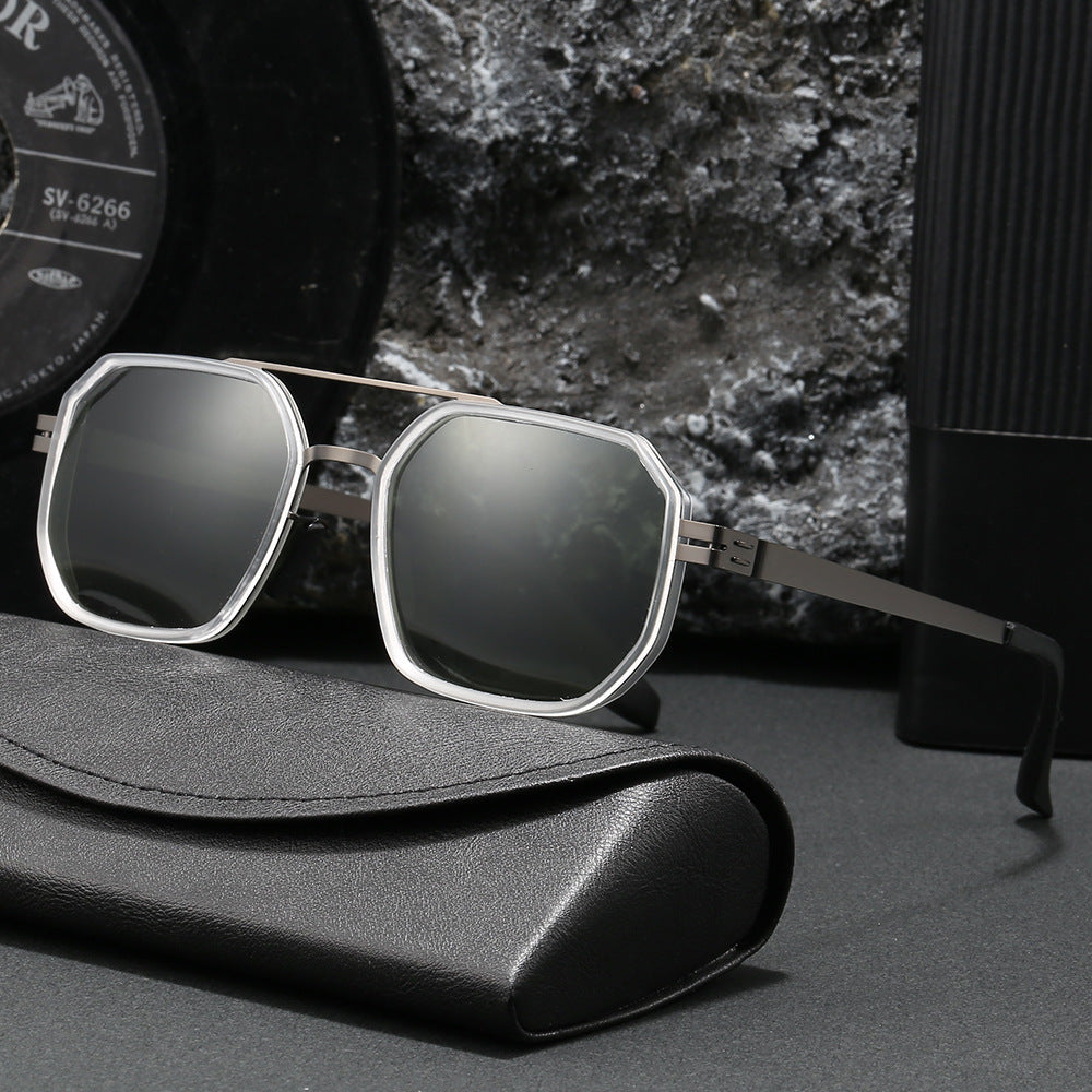 Women Elegant Octagonal Sunglasses Kalsten