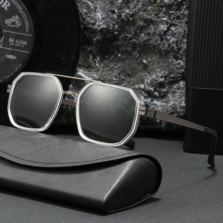 Women Elegant Octagonal Sunglasses Kalsten