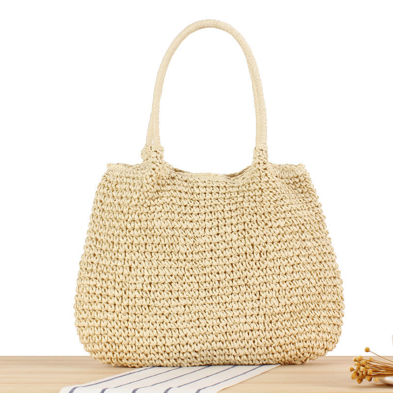 Braided shoulder bag with comfortable carrying handle Kalsten