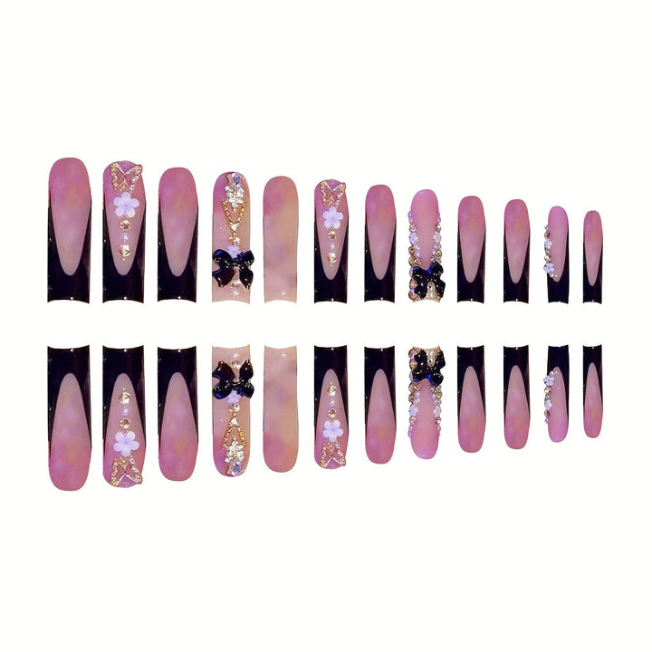 Glamorous Artistic Press-On Nail Set Kalsten