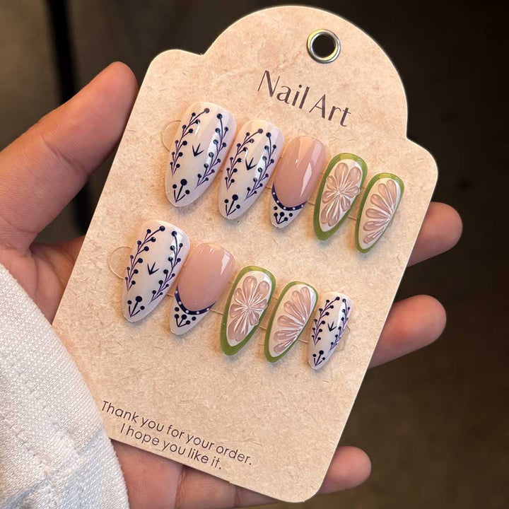 Premium Decorative Press-On Nails Kalsten