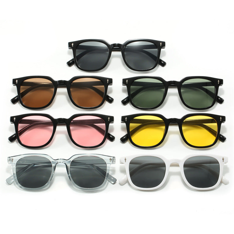 Women's fashionable square sunglasses with durable plastic frame Kalsten