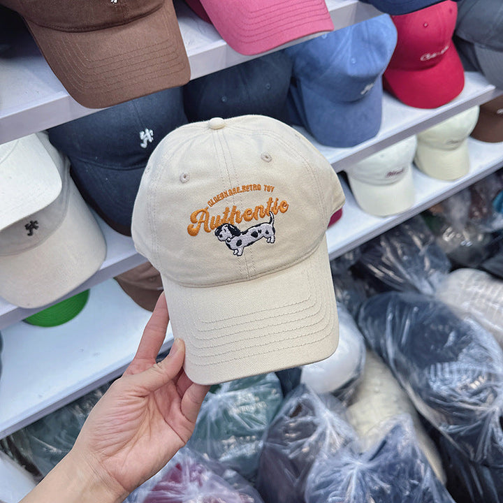 Women's Embroidered Cow Print Baseball Cap Kalsten