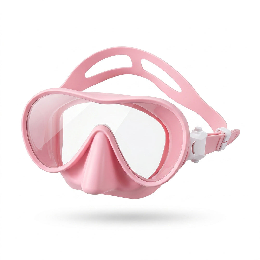 Diving mask with ergonomic design and wide field of vision Kalsten