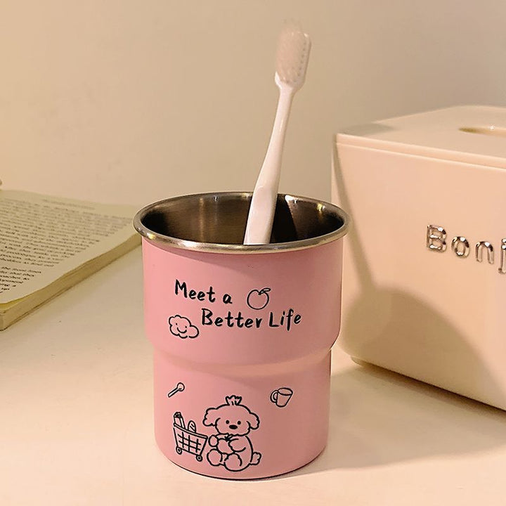 Toothbrush holder with humorous animal design Kalsten