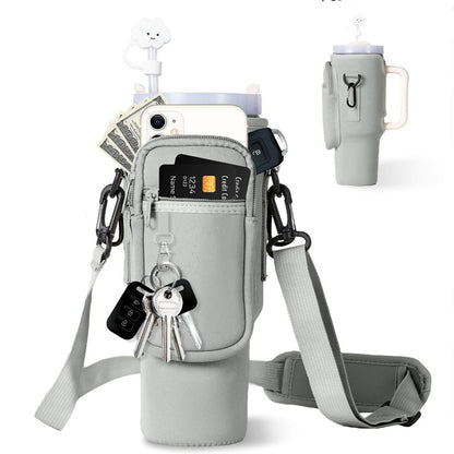 Women Multifunctional Drink Bag with Credit Card Slots Bowlift