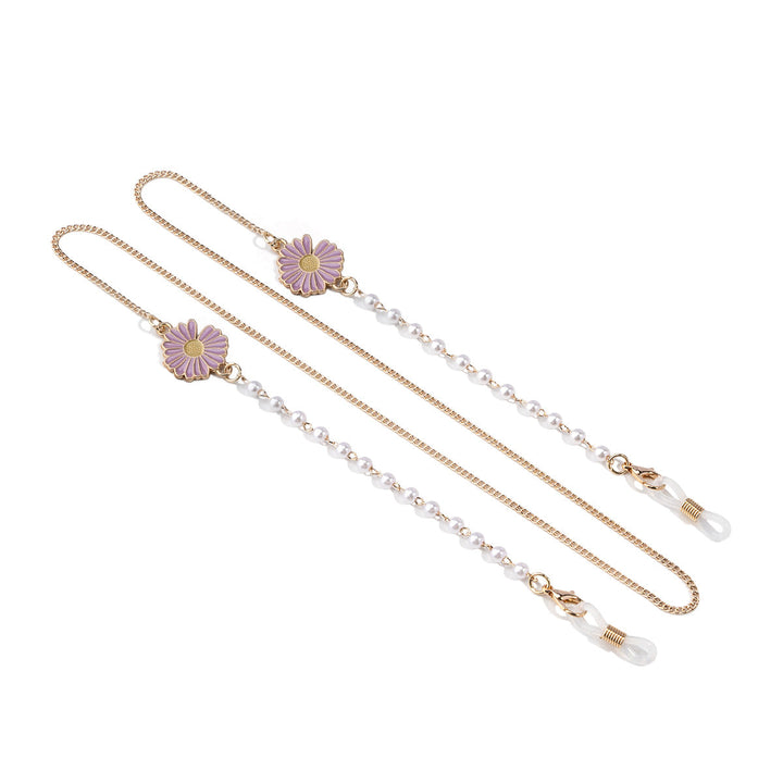 Floral Design Eyewear Chain Holder Kalsten