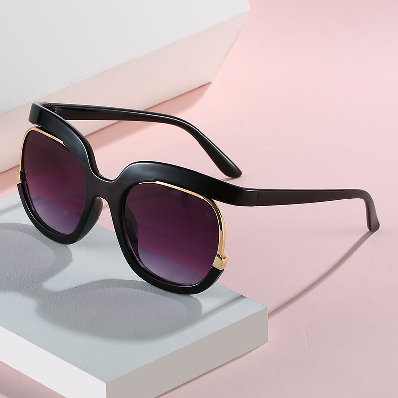 Women Oversized Sunglasses with Elegant Tortoise Design Kalsten