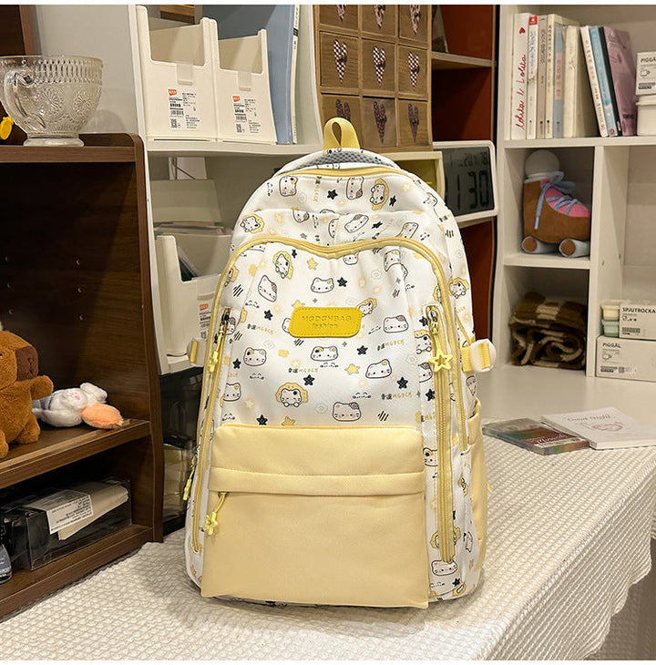Cute Character-Themed School Backpack