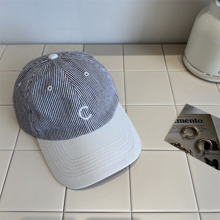 Men's Classic Striped Baseball Cap Kalsten