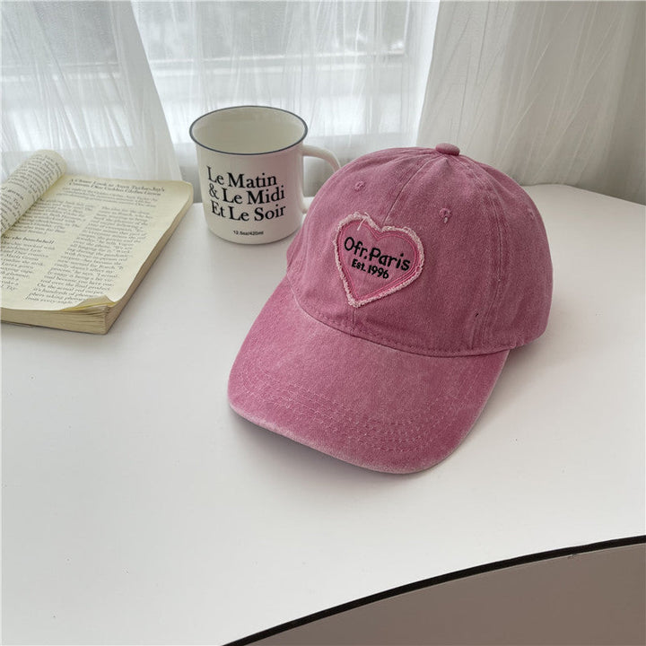 Women's Vintage-Inspired Embroidered Baseball Cap Kalsten