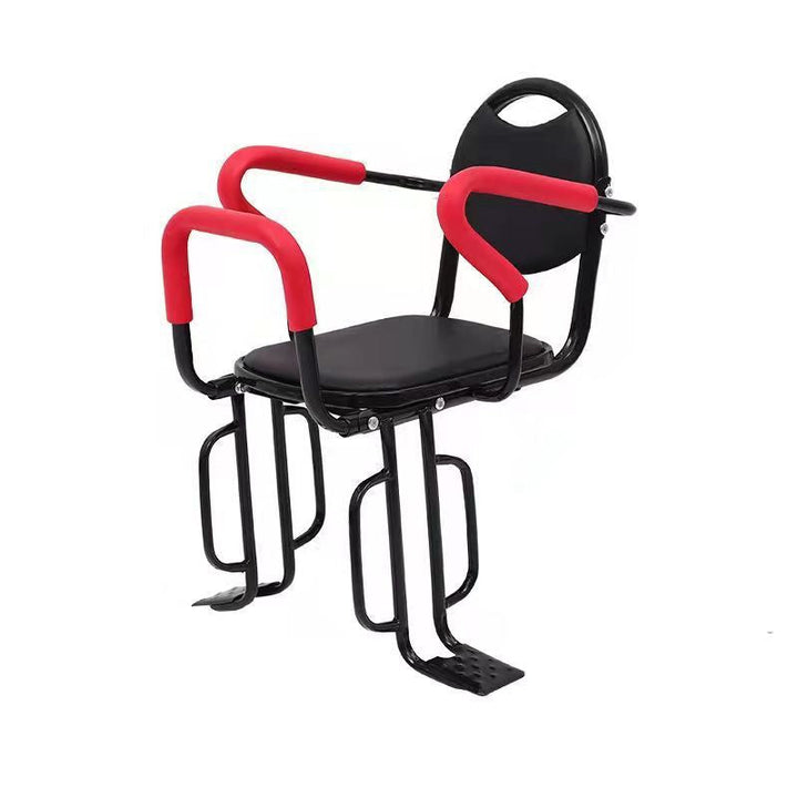 toddler safety bike seat with adjustable five-point harness padded armrests and footrests Kalsten