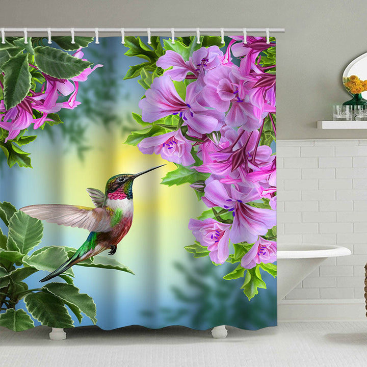 Artistic Nature-Themed Shower Curtain Kalsten