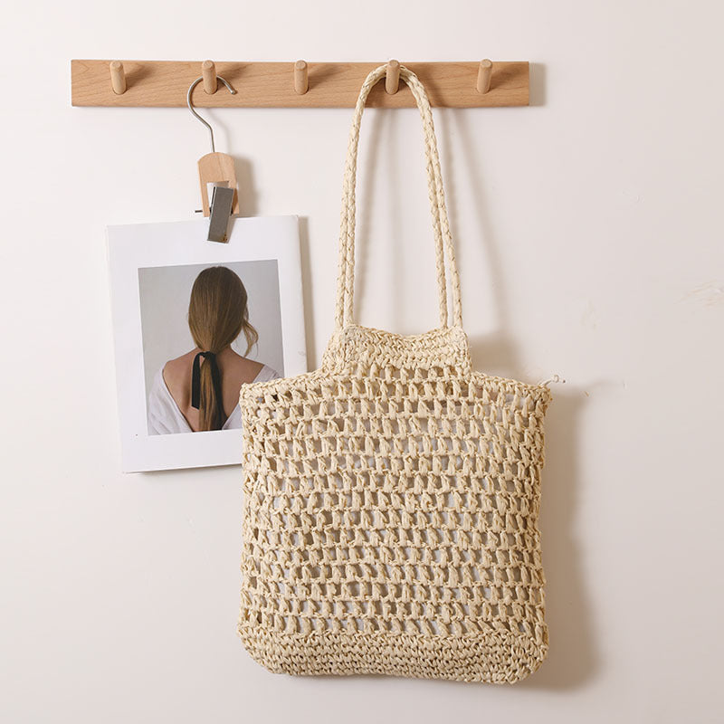 Handmade net tote bag made of natural material Kalsten