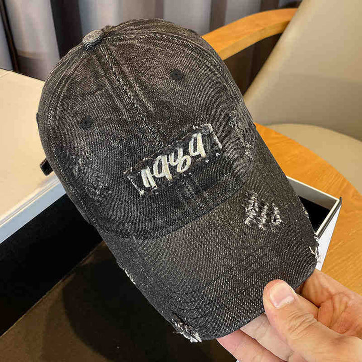 Women's Distressed Denim Cap Kalsten
