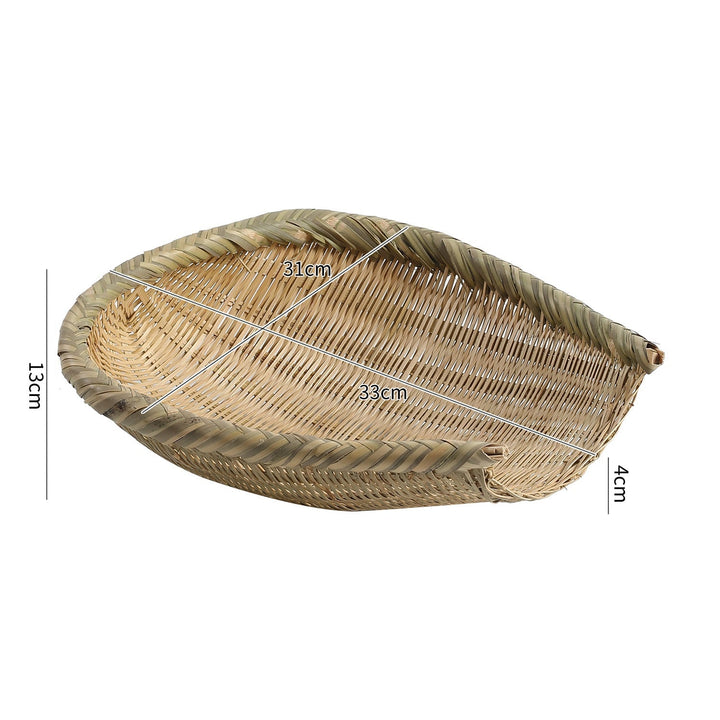 Oval Handwoven Storage Basket Kalsten