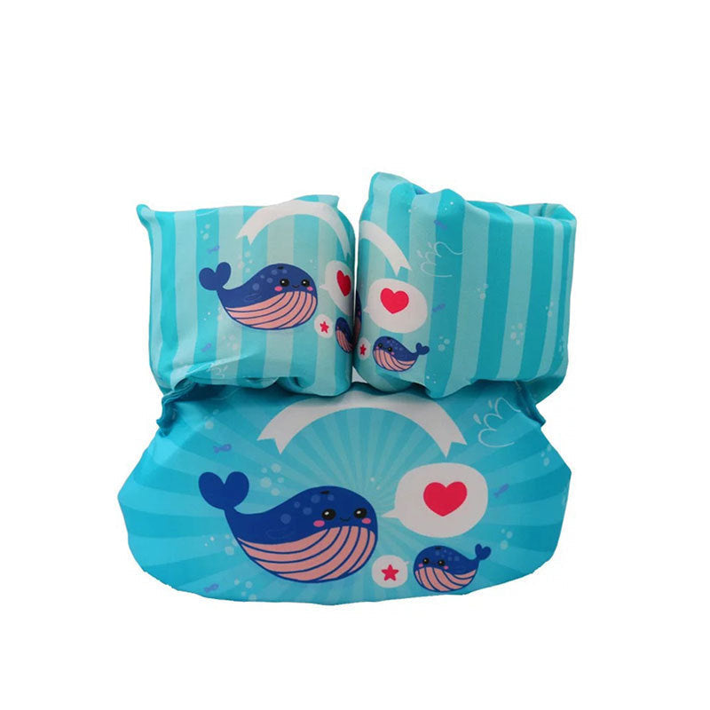 Women's Inflatable Swimming Aid with Colorful Flamingo Design Kalsten