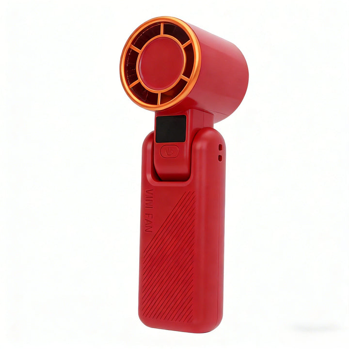 Women's Portable Mini Handheld Fan with USB Charging Function and Digital Display Kalsten