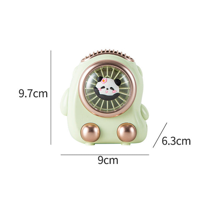 Women Portable Mini Hand Fan with Cute Panda Design Kalsten