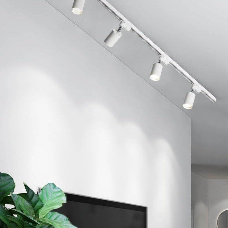 Track Light Iron 39.4 in 3 Head LED Adjustable Ceiling Lighting Modern Indoor Spotlight Fixture | Kalsten