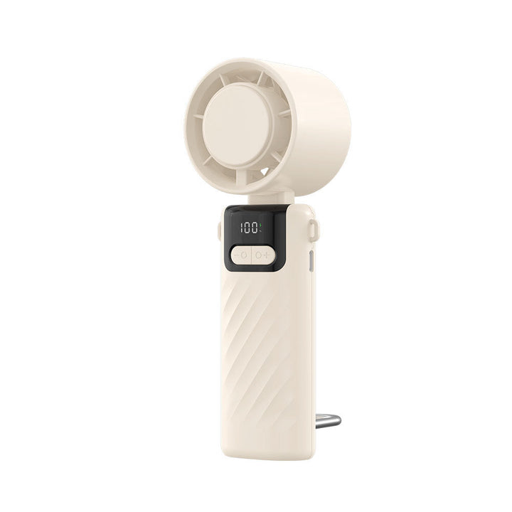 Unisex Digital Display Rechargeable Handheld Cooling Fan Kalsten