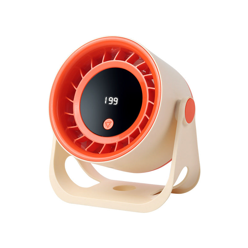 Women's compact table fan with digital display Kalsten