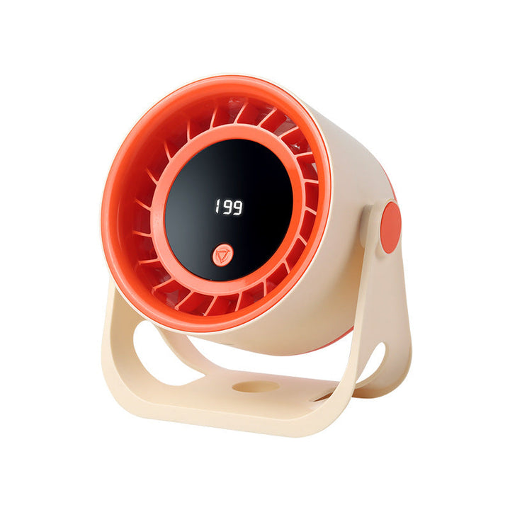 Women's compact table fan with digital display Kalsten