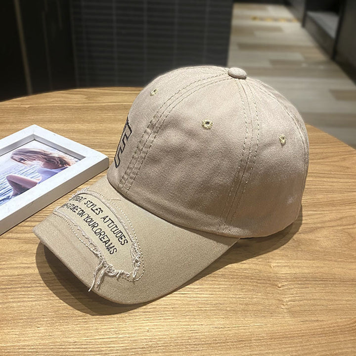 Women's Distressed Casual Denim Cap Kalsten