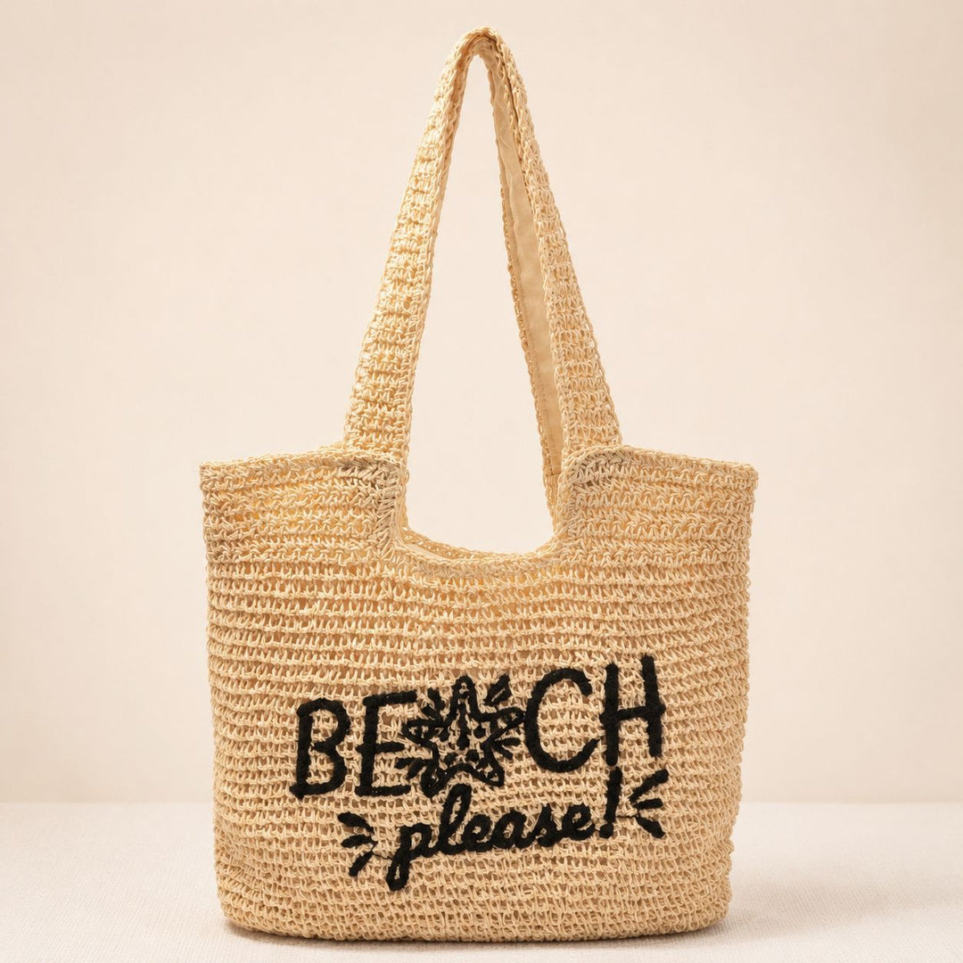 Leisure bag made of braided natural material Kalsten