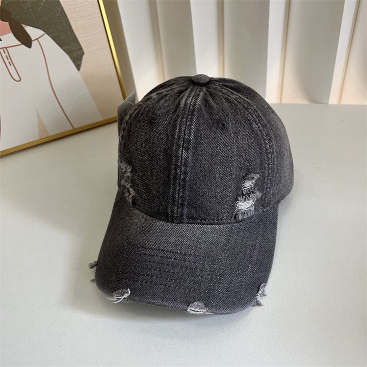 Women's Distressed Denim Baseball Cap Kalsten 1784083631