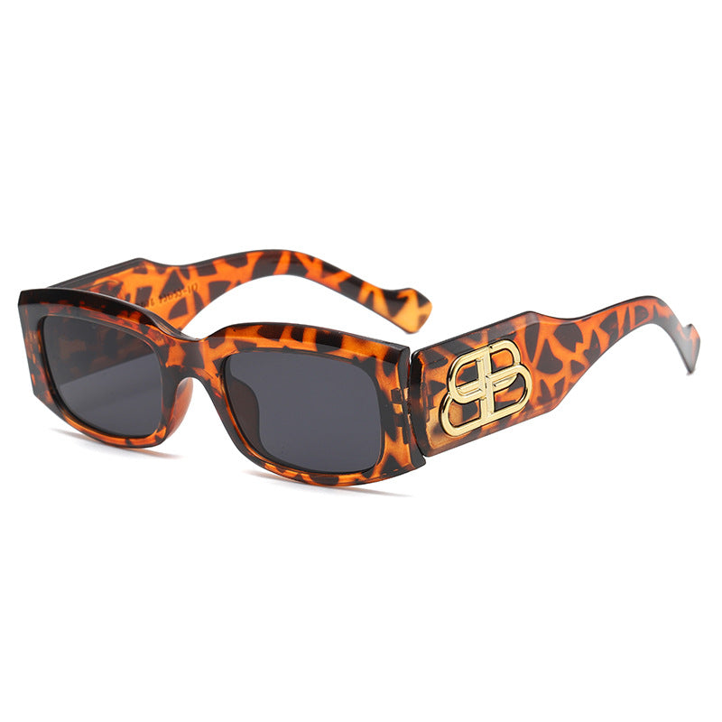 Women's fashionable square sunglasses with luxurious frame accents Kalsten