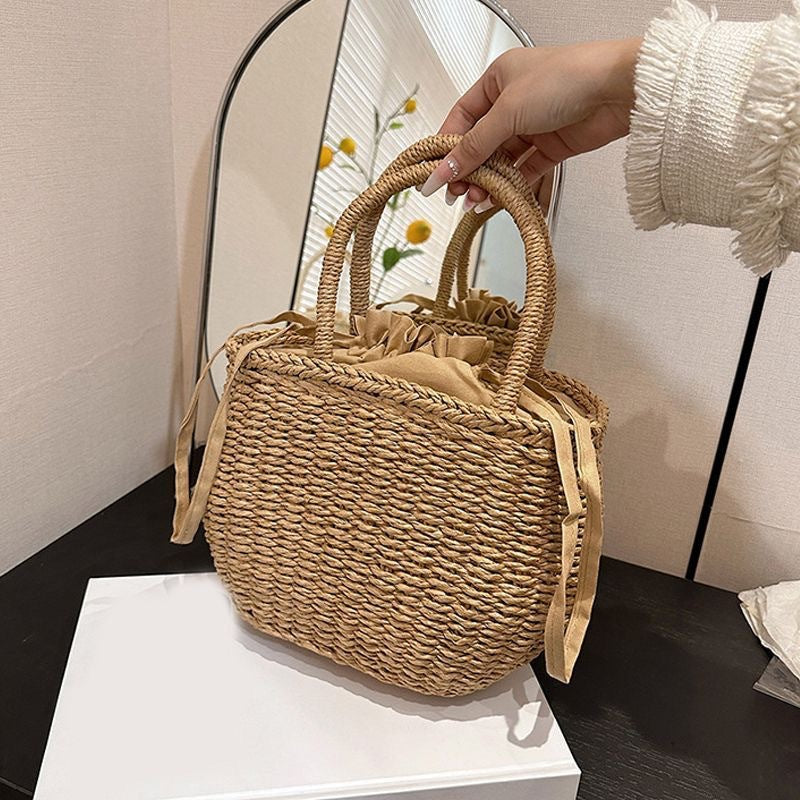 Handmade straw handbag Kalsten