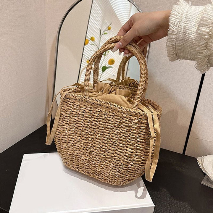 Handmade straw handbag Kalsten