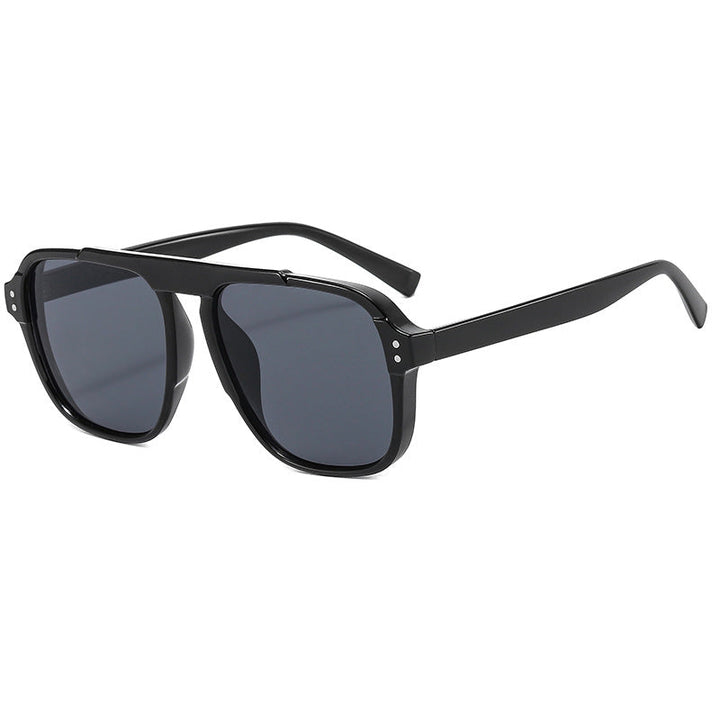 Ladies geometric sunglasses with polarized yellow lenses Kalsten