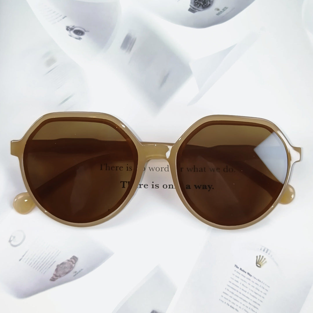 Women’s Geometric Sunglasses with Extravagant Accent Kalsten