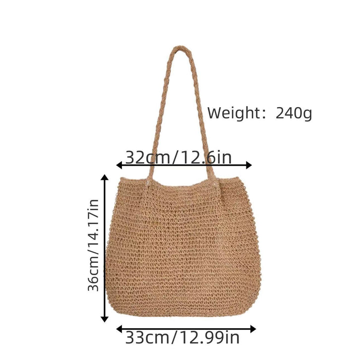 Beach bag in modern macrame style Kalsten