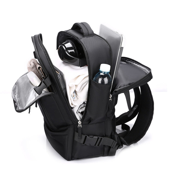 Versatile, ergonomic laptop backpack with intelligent compartment system Kalsten