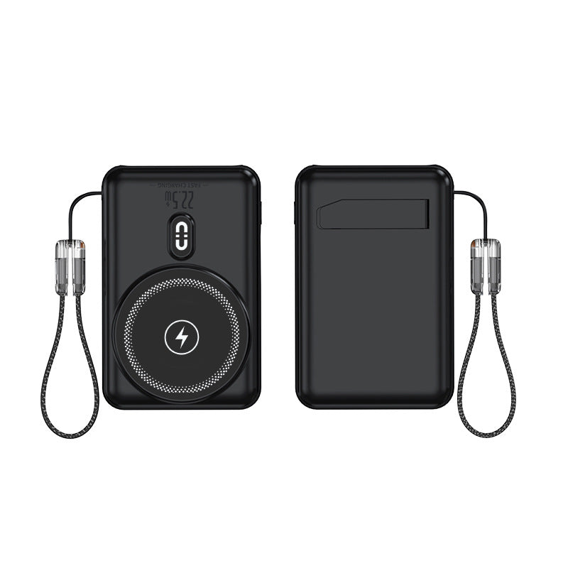 Portable power bank with inductive charging function and LED display Kalsten
