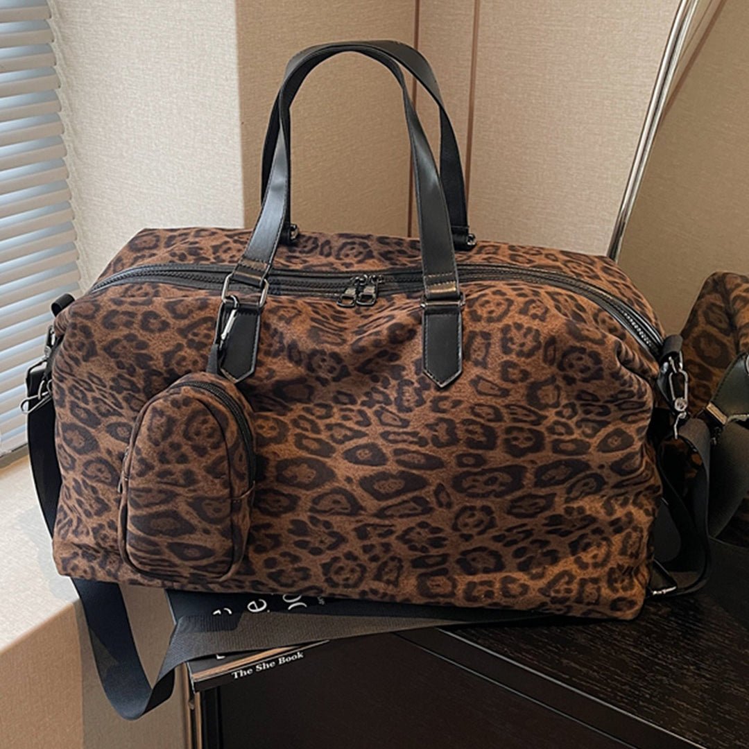 Weekend travel bag in fashionable leopard pattern Kalsten