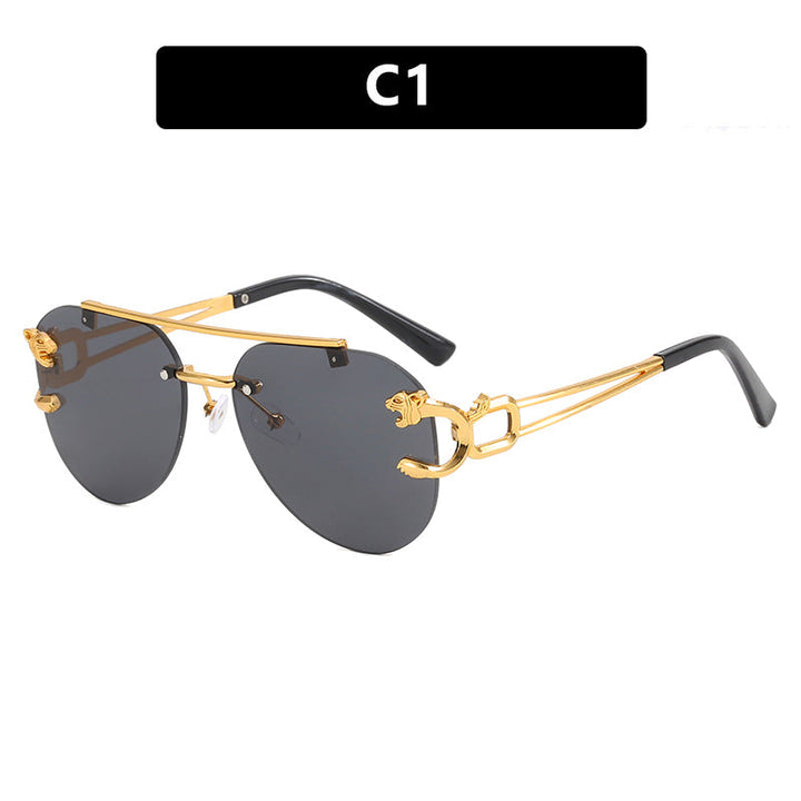 Women's unusual round sunglasses with decorative details Kalsten