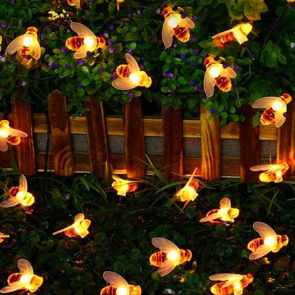 BowLift | Outdoor Solar Bees Waterproof LED Lights Festival Party Decoration String Lights