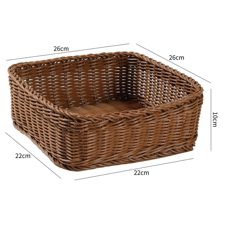 Unisex Rectangular Storage Basket with Sturdy Woven Kalsten