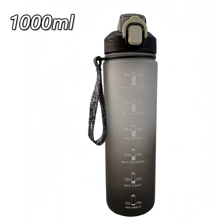 Women's Motivation Water Bottle with Time Markings Kalsten