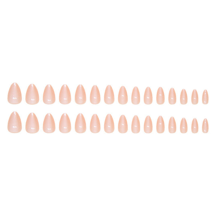 Natural Glossy Press-On Nail Tips Kalsten
