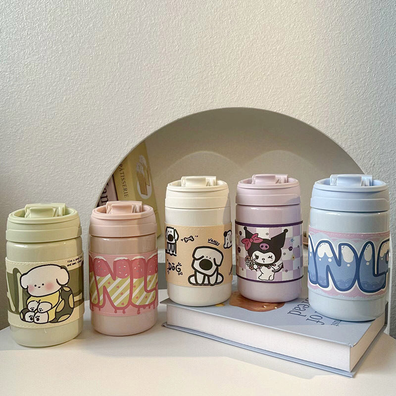 Women's Insulated Water Bottle with Cute Animal Design Kalsten